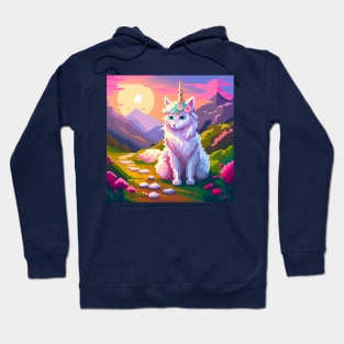 Pixel Princess Unicorn Kitty Hoodie